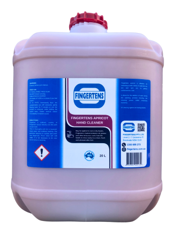 Fingertens Apricot Heavy Duty Hand Cleaner 20 Litre Drum